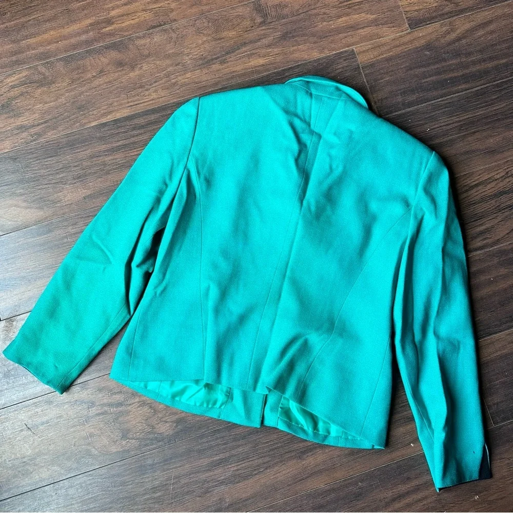 VTG Christian Dior Wool Button Down Blazer Jacket
